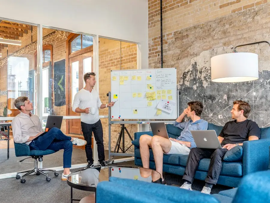 Presenting a proposal to a team